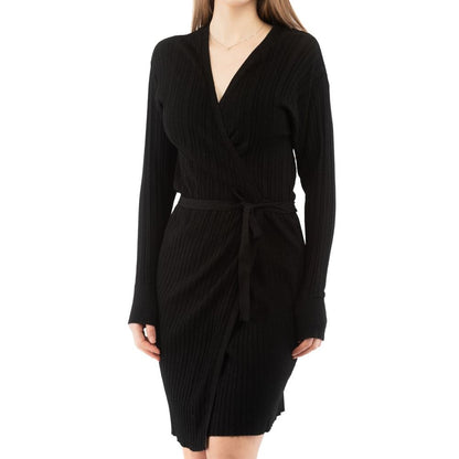 Moschino Abito Casual Nero in Viscosa
