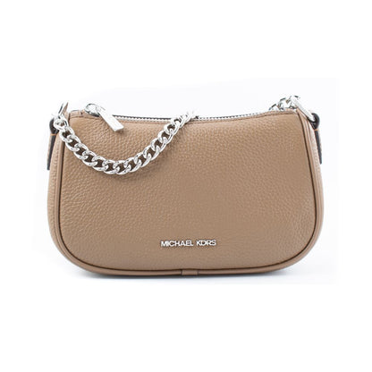 Sac bandoulière en cuir marron Michael Kors