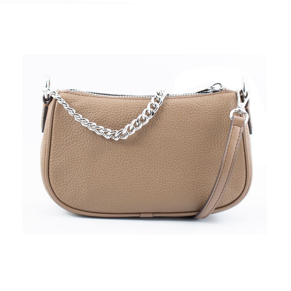 Sac bandoulière en cuir marron Michael Kors