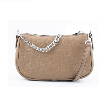 Sac bandoulière en cuir marron Michael Kors