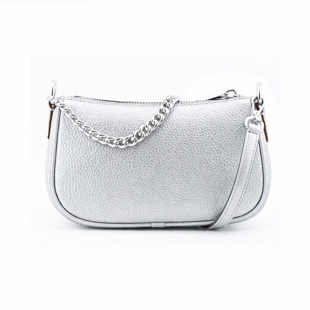 Borsa a tracolla Michael Kors in pelle grigia