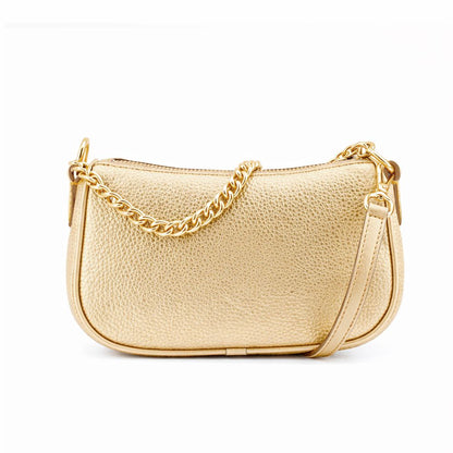 Borsa a spalla Michael Kors Gold in pelle