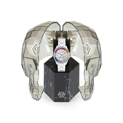 Orologio da donna Philipp Plein in ceramica bianca