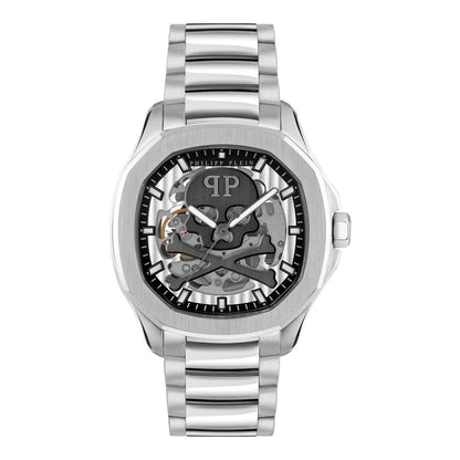 Orologio elegante Philipp Plein in acciaio inossidabile grigio