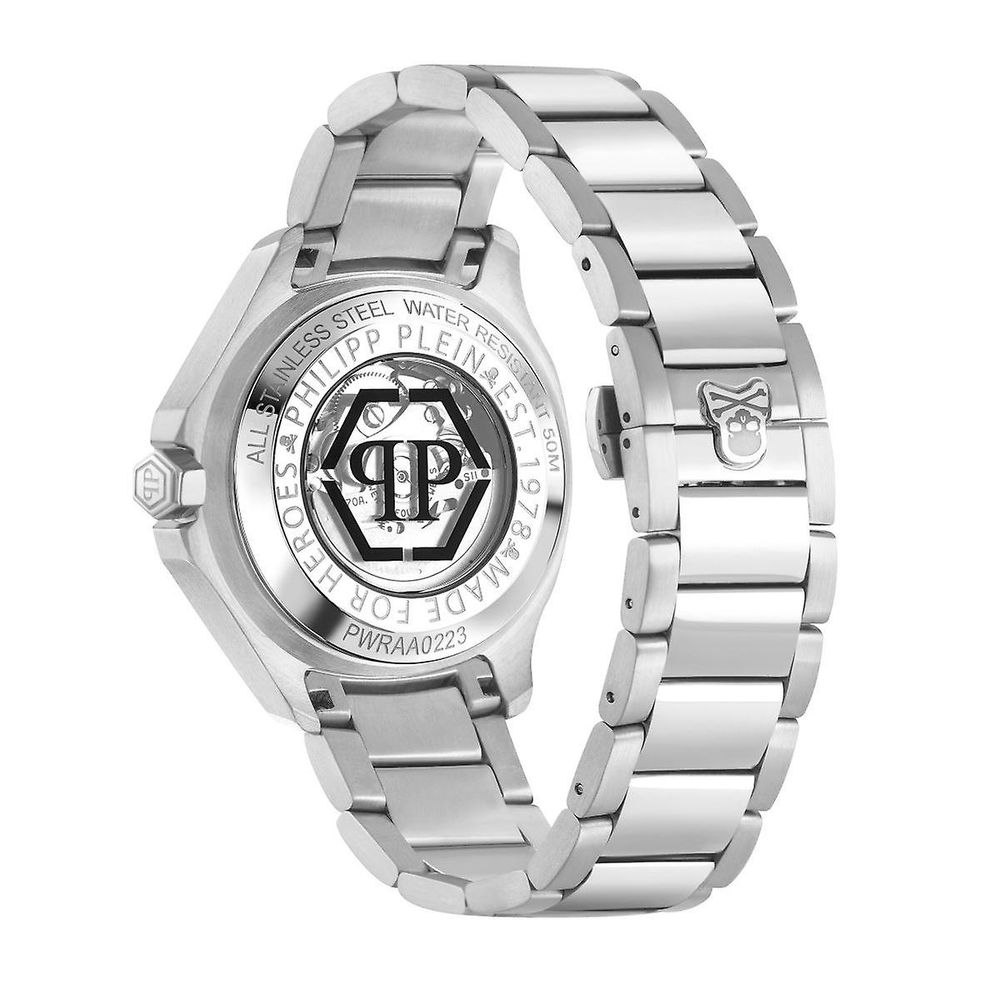 Orologio elegante Philipp Plein in acciaio inossidabile grigio