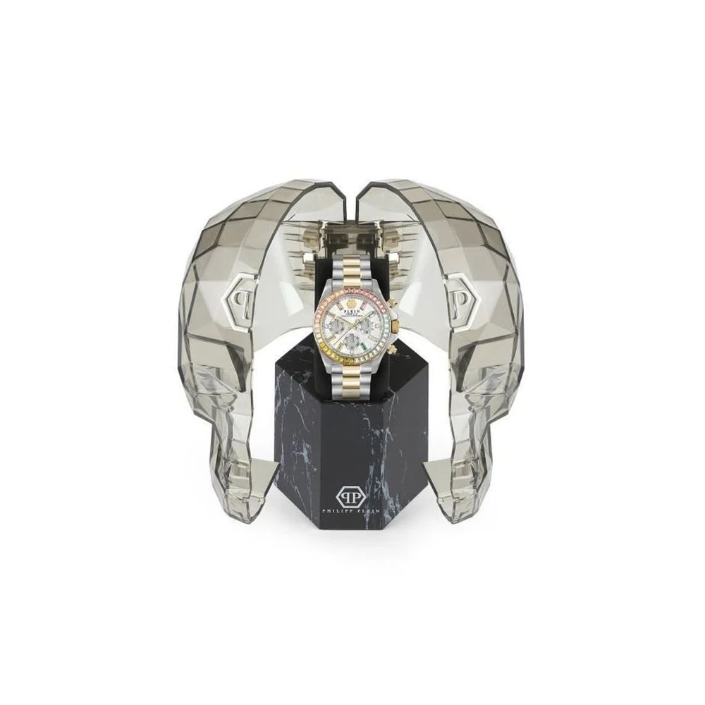 Orologio Philipp Plein con bracciale in acciaio inossidabile dorato