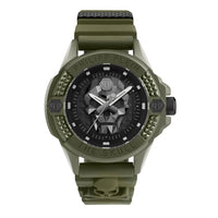 Montre Philipp Plein verte en synthétique