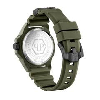 Montre Philipp Plein verte en synthétique