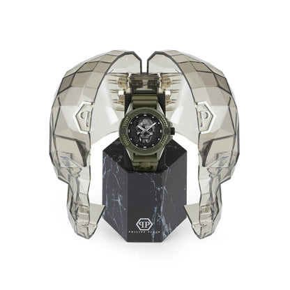 Montre Philipp Plein verte en synthétique