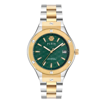 Philipp Plein Gold Stainless Steel Dress Watch