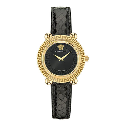 Orologio Versace in pelliccia nera