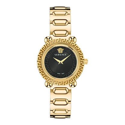 Montre habillée Versace en acier inoxydable doré
