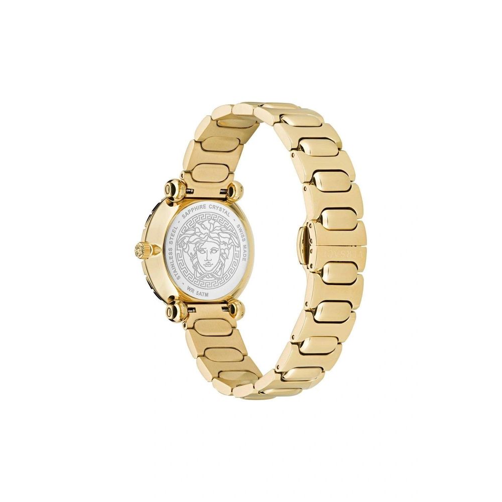 Montre habillée Versace en acier inoxydable doré