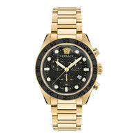 Montre habillée Versace en acier inoxydable doré