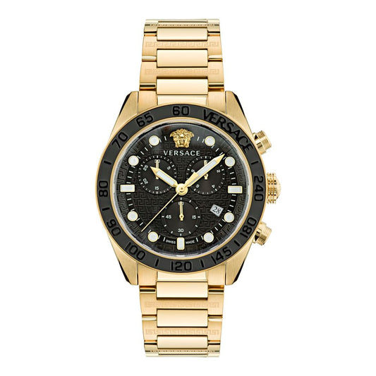Orologio Versace da donna in acciaio inossidabile dorato