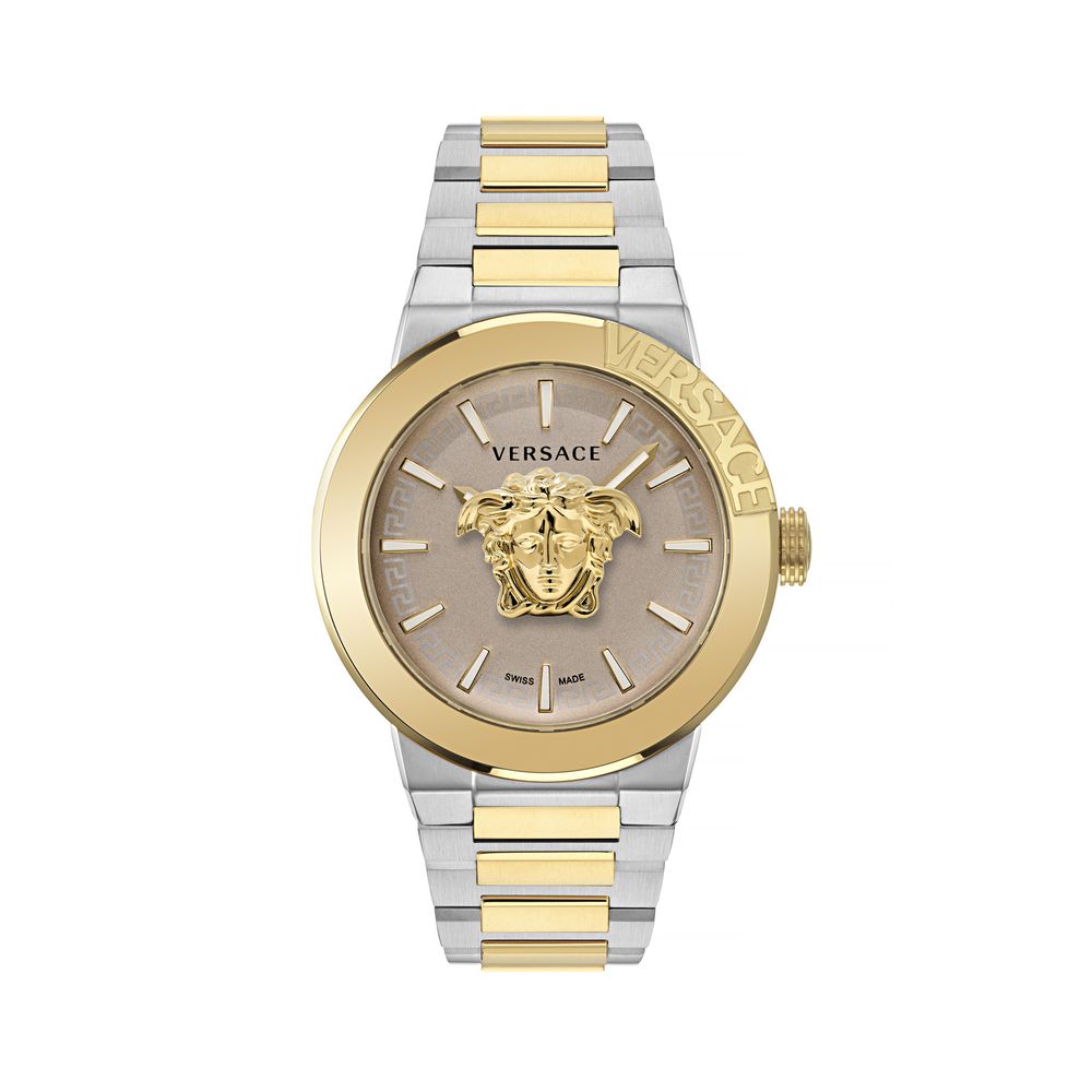 Orologio Versace da donna in acciaio inossidabile dorato