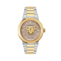 Orologio Versace da donna in acciaio inossidabile dorato