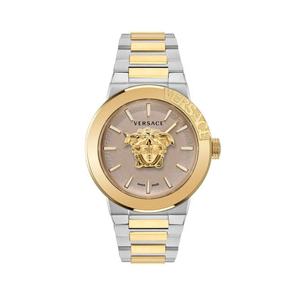 Orologio Versace da donna in acciaio inossidabile dorato