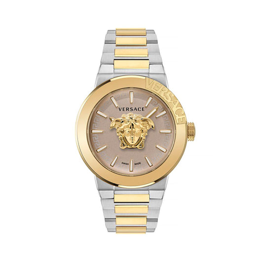 Orologio Versace da donna in acciaio inossidabile dorato