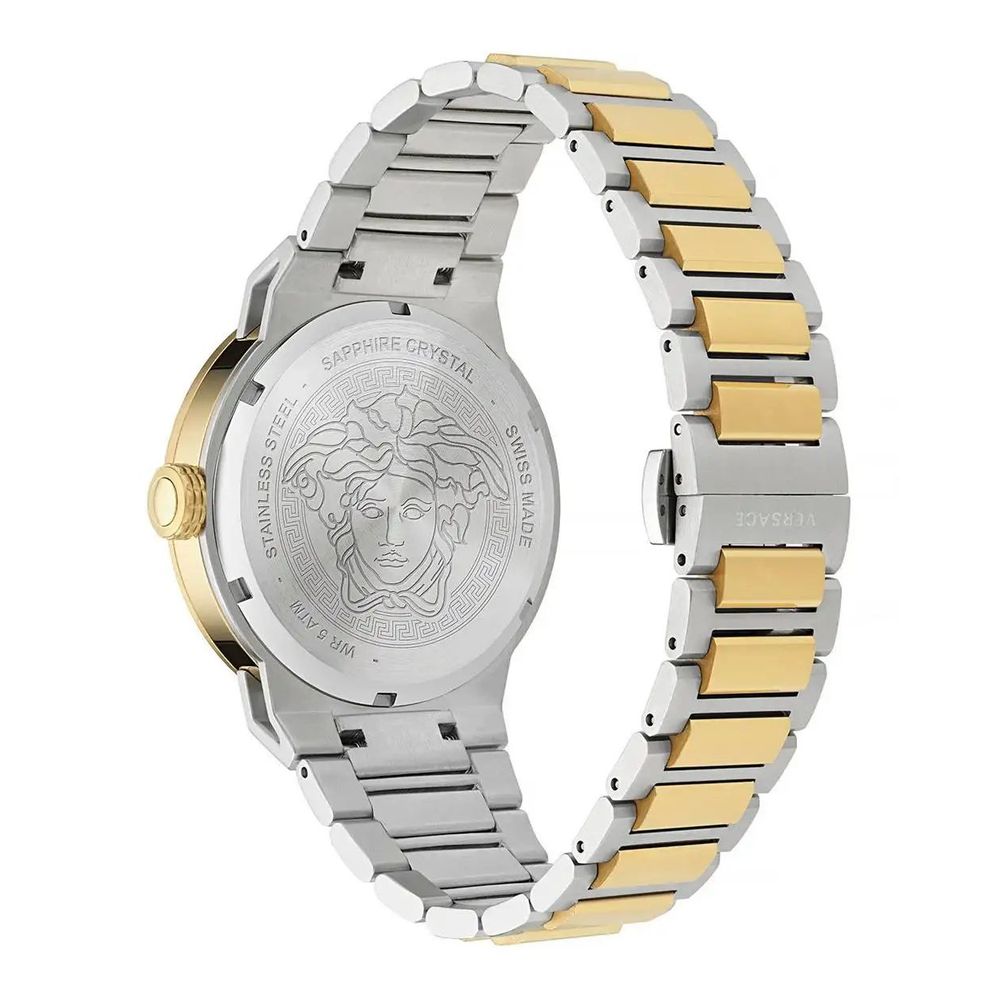 Orologio Versace da donna in acciaio inossidabile dorato