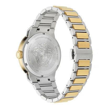 Orologio Versace da donna in acciaio inossidabile dorato