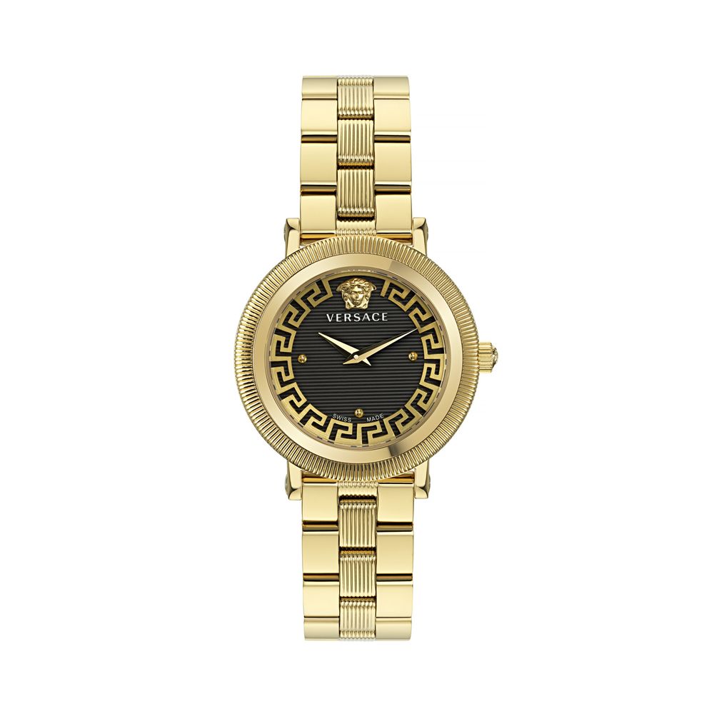 Orologio Versace da donna in acciaio inossidabile dorato