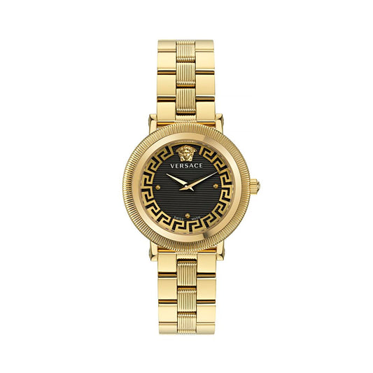 Orologio Versace da donna in acciaio inossidabile dorato