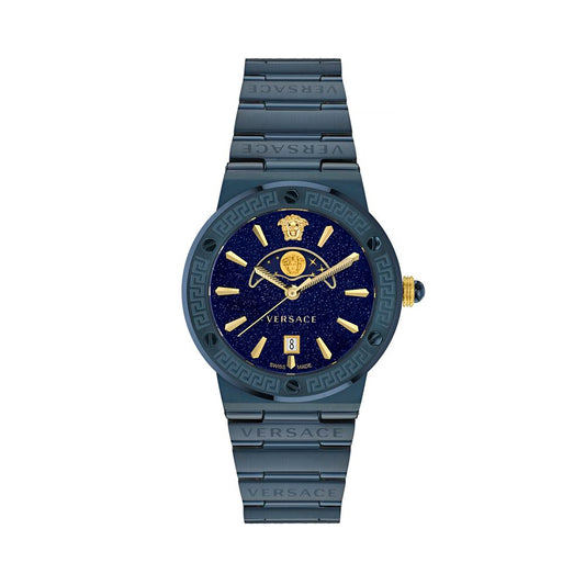 Orologio Versace da donna in acciaio inossidabile blu