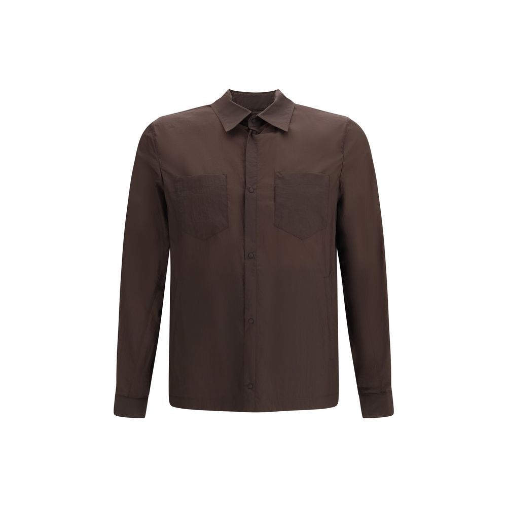 Camicia Herno in poliammide marrone