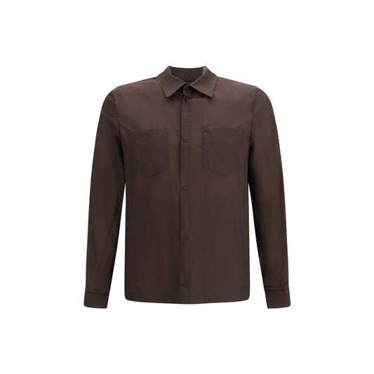 Camicia Herno in poliammide marrone