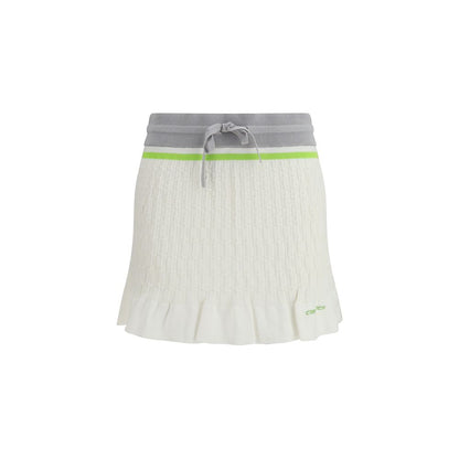 Minigonna Casablanca in cotone bianco