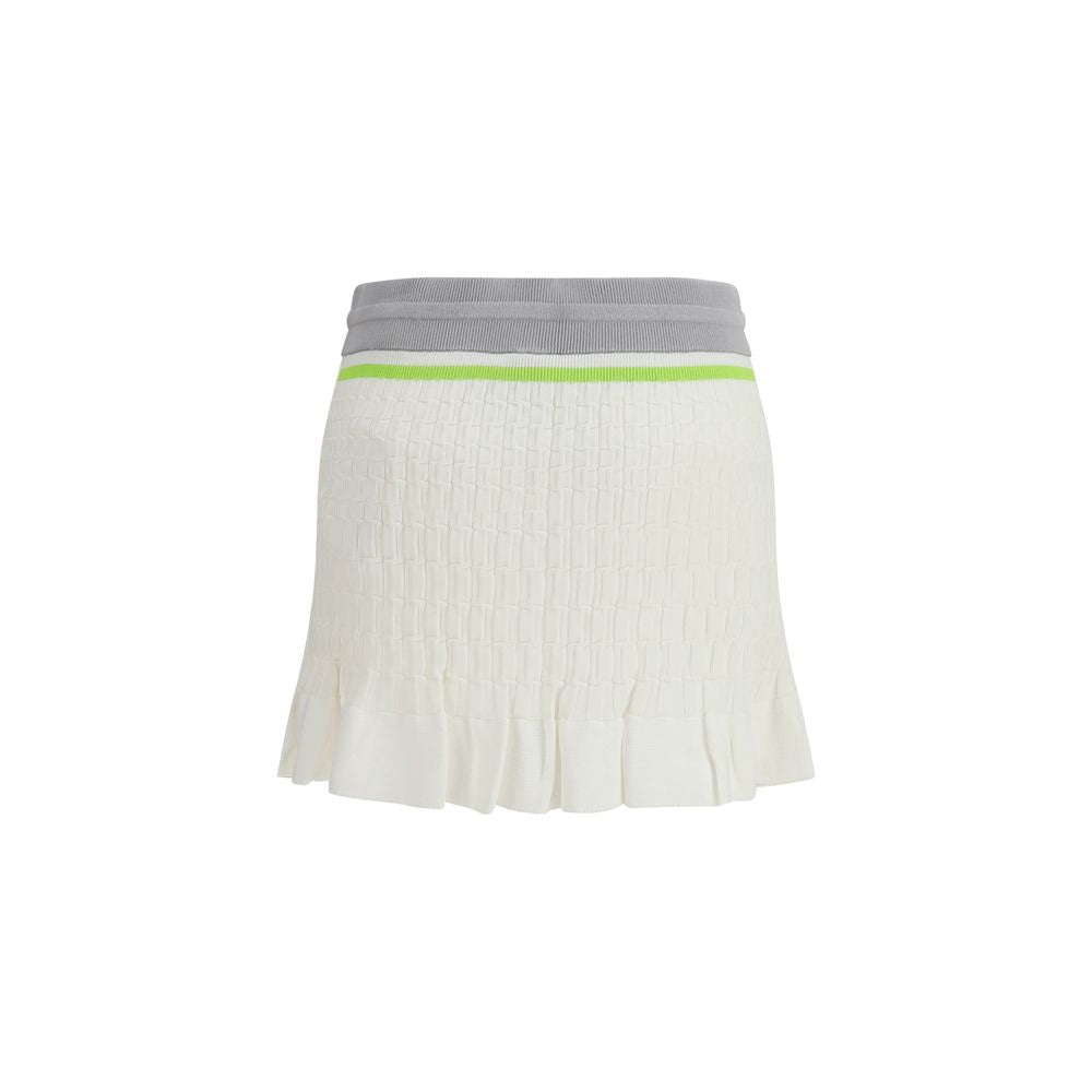 Minigonna Casablanca in cotone bianco