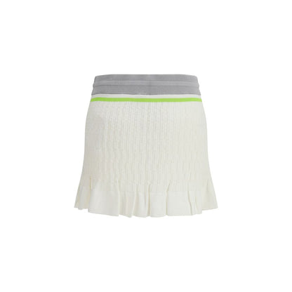 Minigonna Casablanca in cotone bianco