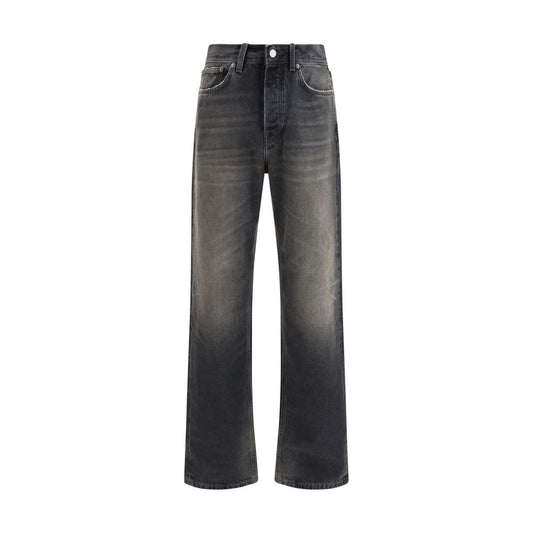 Jeans Haikure in cotone nero dalla vestibilità rilassata