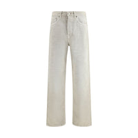 Jeans dritti in cotone grigio Haikure