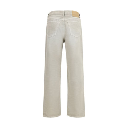 Jeans dritti in cotone grigio Haikure