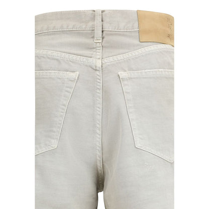 Jeans dritti in cotone grigio Haikure