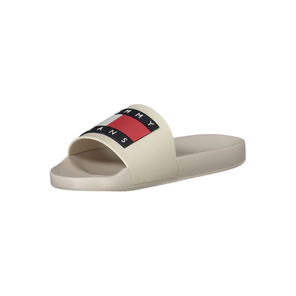 Pantoufles Tommy Hilfiger en polyuréthane beige pour homme