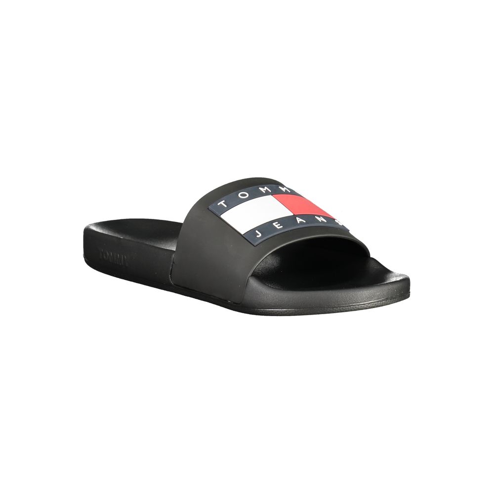 Pantofola da uomo Tommy Hilfiger in poliuretano nero