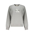 Calvin Klein Grigio Cotton Women Sweatshirt