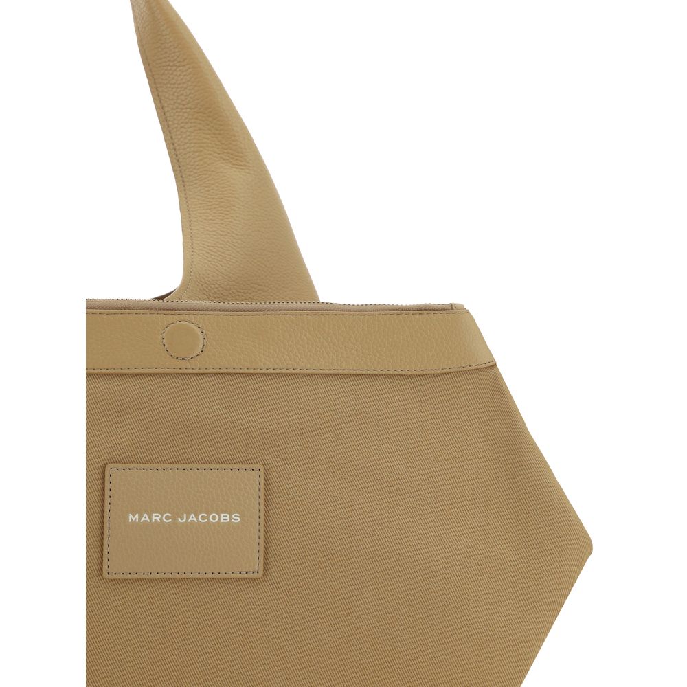 Borsa a Spalla Marc Jacobs in Pelle di Vitello Beige Bos Taurus