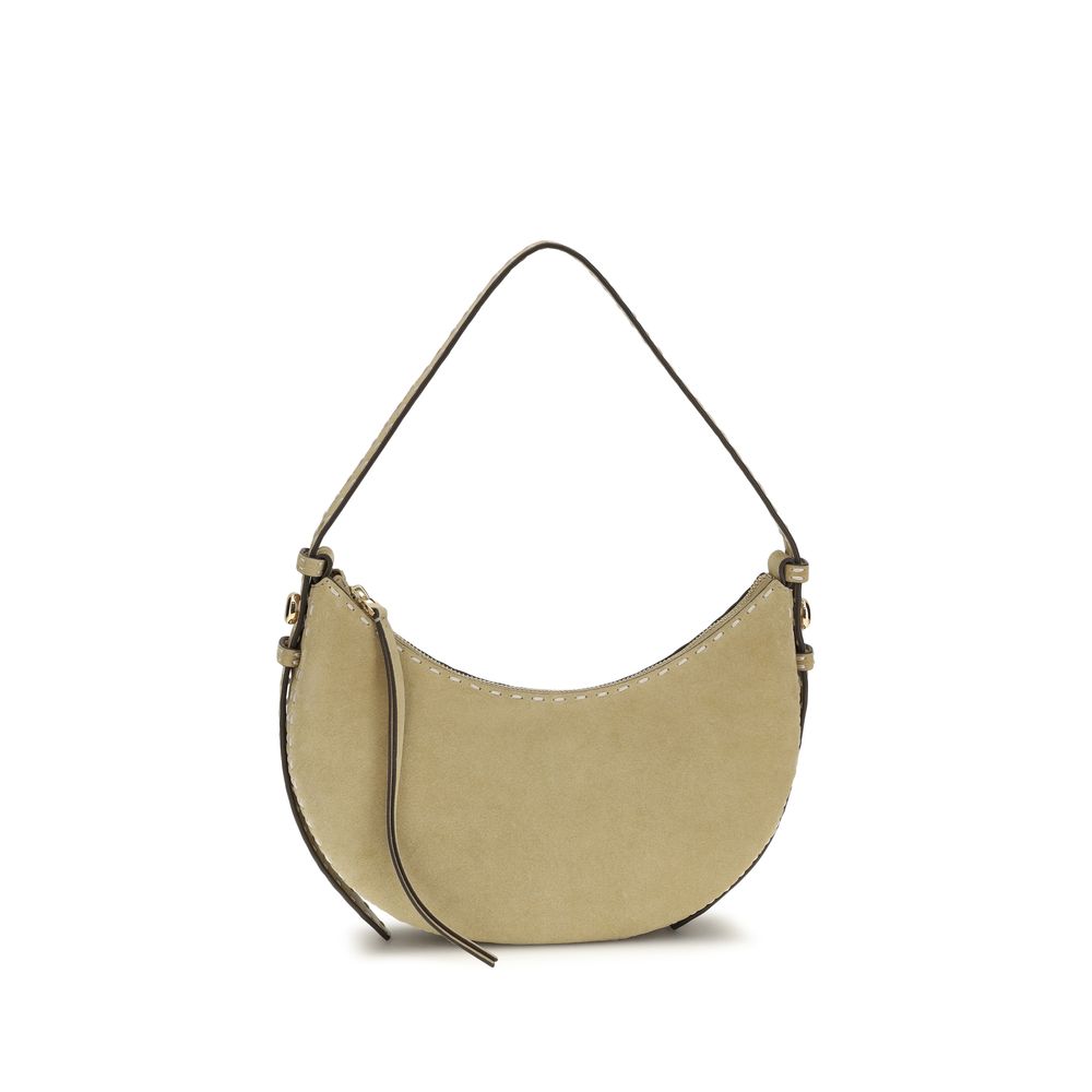 Borsa a tracolla Tory Burch in pelle di vitello beige Bos Taurus