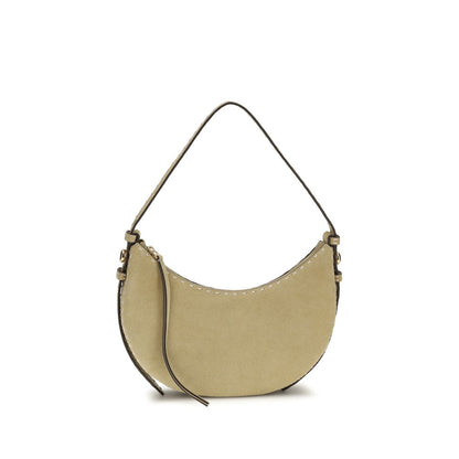 Borsa a tracolla Tory Burch in pelle di vitello beige Bos Taurus