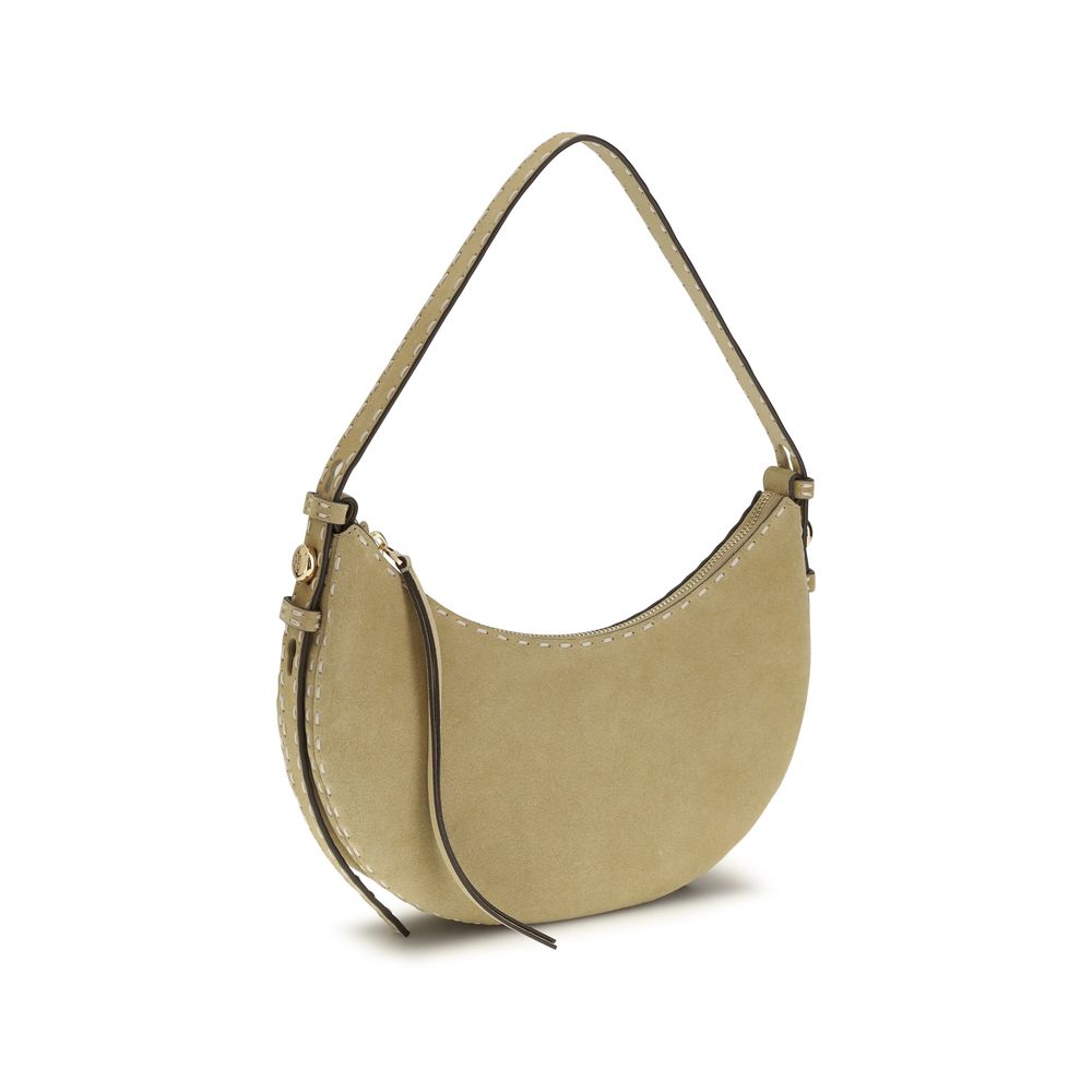 Borsa a tracolla Tory Burch in pelle di vitello beige Bos Taurus