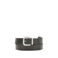 Cintura Regular Valentino Garavani in Pelle di Vitello Nera Bos Taurus