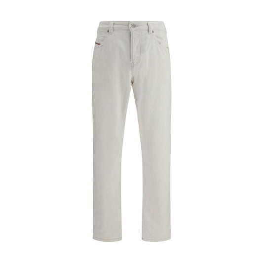 Jeans Diesel Slim Fit in Cotone Bianco