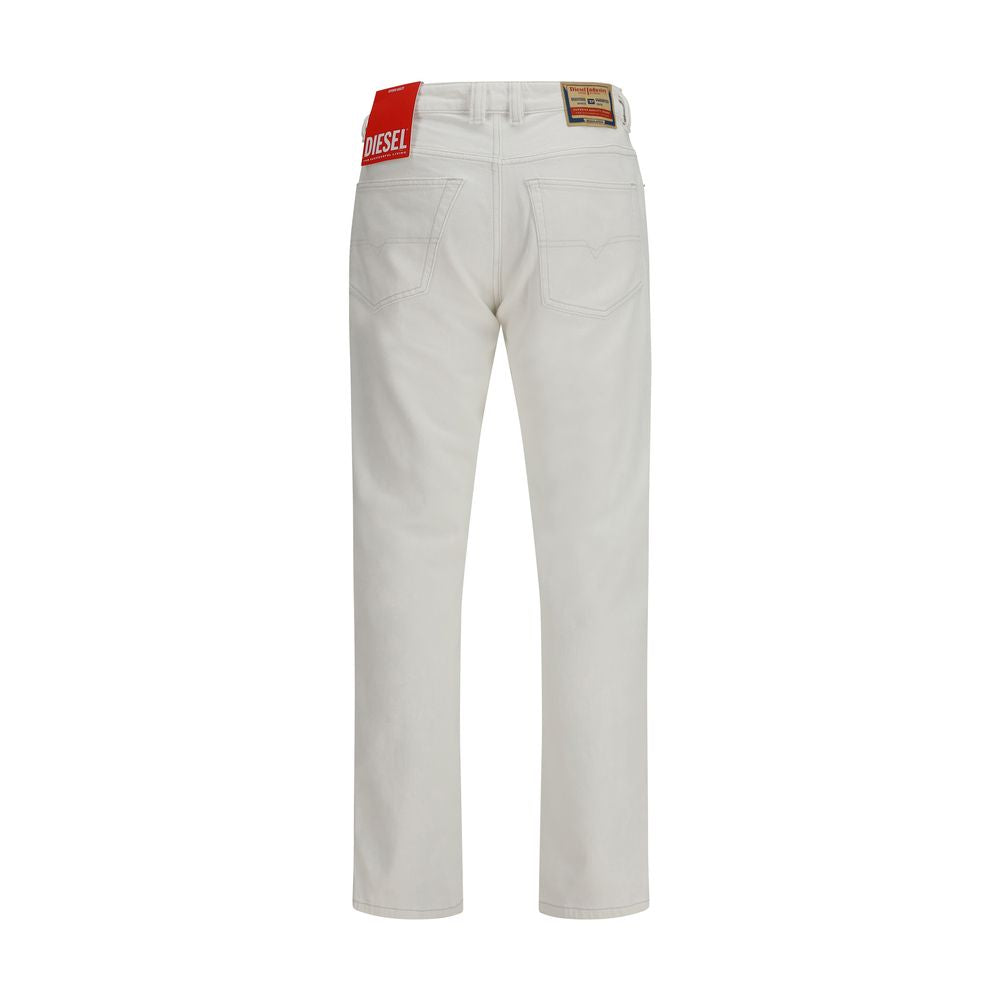 Jeans slim Diesel en coton blanc