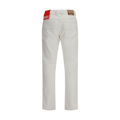 Jeans slim Diesel en coton blanc