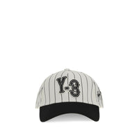 Y-3 Cappellino Bianco in Poliestere (Cappello da baseball)