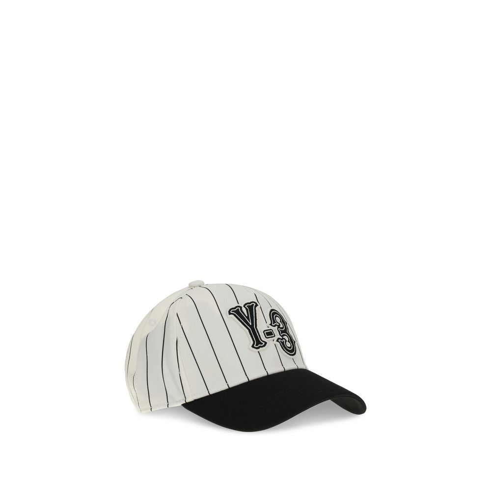 Y-3 Cappellino Bianco in Poliestere (Cappello da baseball)
